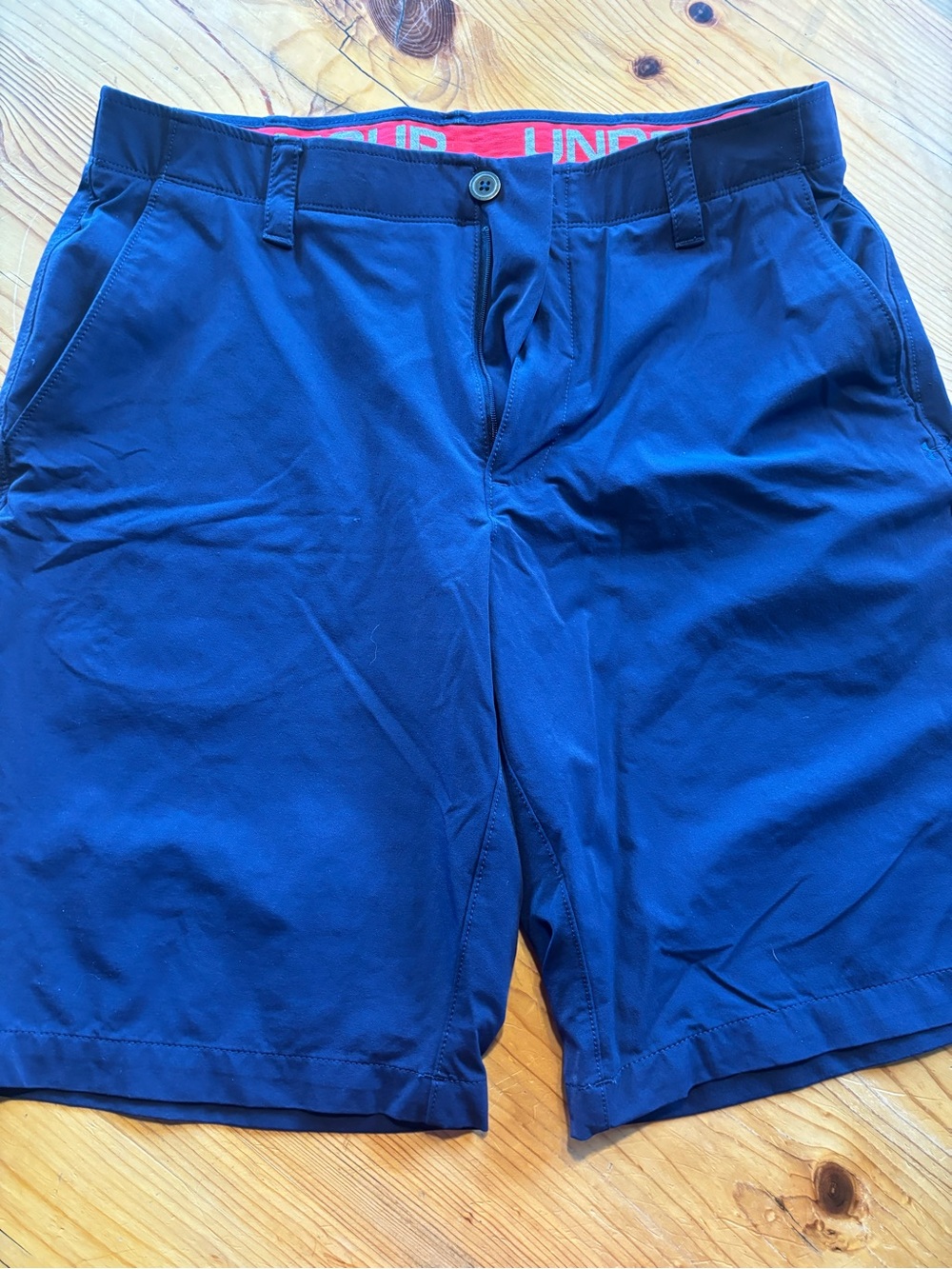 Under Armour Men's Royal Blue Performance Flat-Front Shorts